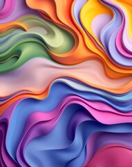 abstract colorful wave background