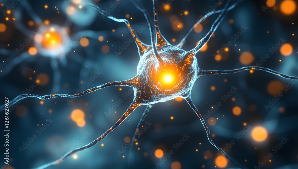 Poster neuron activity in the brain