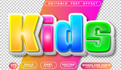 Fototapeta premium Kids Child Toys colourful Happy Fully Editable Vector Text File