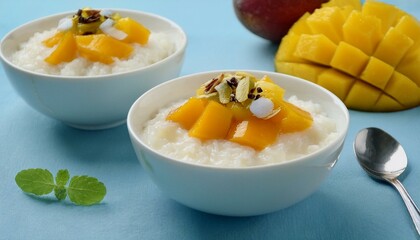 Mango Rice Pudding