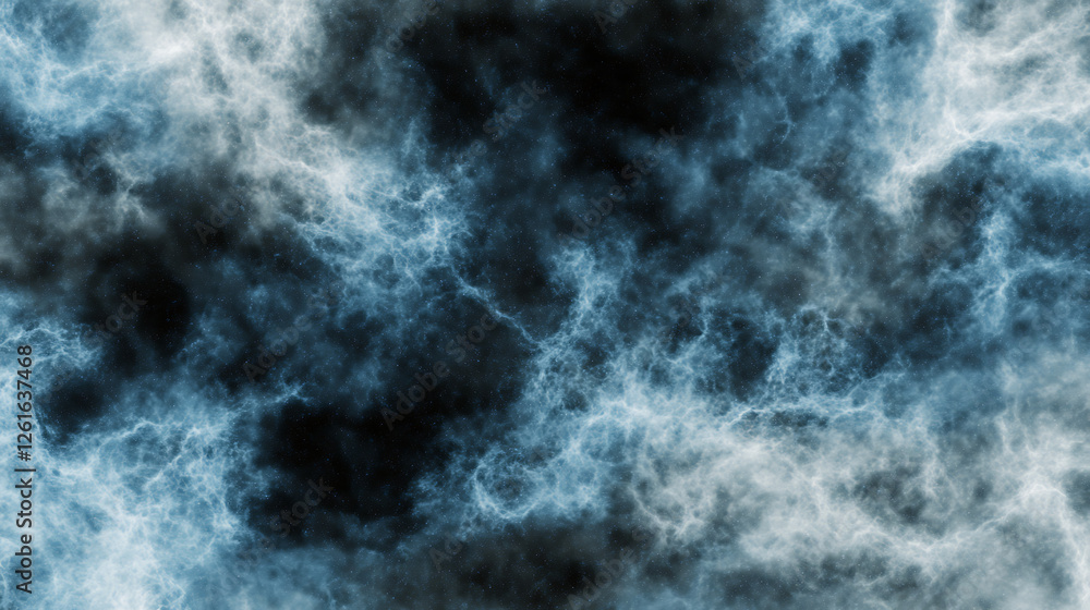 Poster ethereal nebula abstract background with subtle atmospheric light and cosmic dust patterning