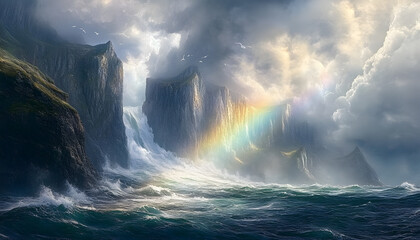 Fototapeta premium A Journey Through Stunning Landscapes
