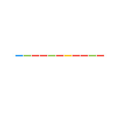 colorful dotted line elements