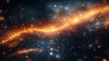 Glowing particle suspended in space, symbolizing a breakthrough in physics exploration.