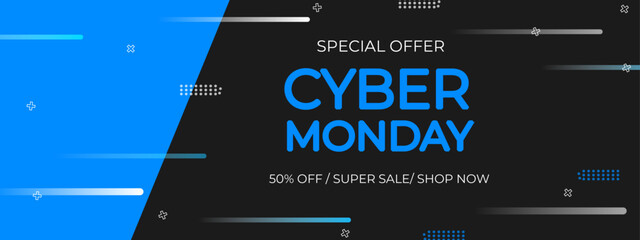 Cyber monday celebration template