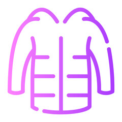 jacket gradient icon