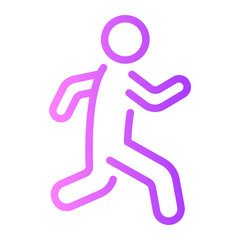 runner gradient icon