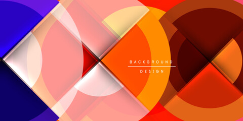 Obraz premium Techno circles and semi circles. Vector Illustration For Wallpaper, Banner, Background, Card, Book Illustration, landing page