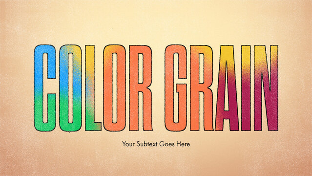 Color Grain Titles