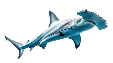 hammerhead shark, isolated, transparent, png, background, cutout
