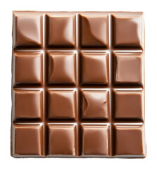 Chocolate bar with shiny surface, gourmet dessert concept