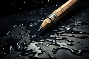 With Meticulous Strokes of Black Pencil the Artist Captured the Intricate Nuances of the Ruled Paper s Texture
