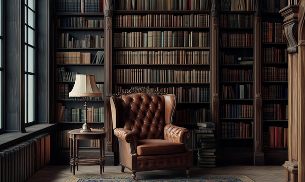 Vintage library framed quote mockup showcasing classic typography and refined elegant design for inspiring decor