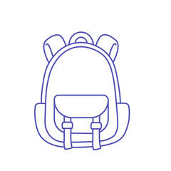 Outline Doodle Stationary Backpack