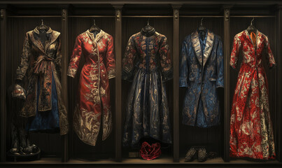 Exclusive seasonal collections showcased in high-end retail setting, highlighting premium fashion trends and luxury design