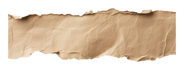 Ripped brown paper texture with shadows, vintage concept
