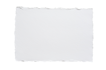 Textured Handmade Paper: A piece of off-white, textured handmade paper with deckled edges, perfect for adding a rustic and authentic touch to your designs.