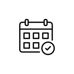 calendar icon vector