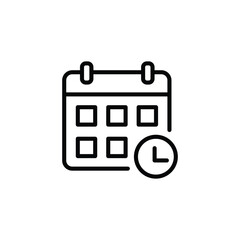 calendar icon vector