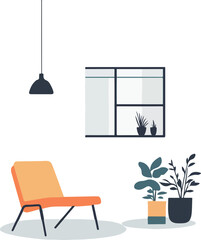 Modern Minimalist Living Space