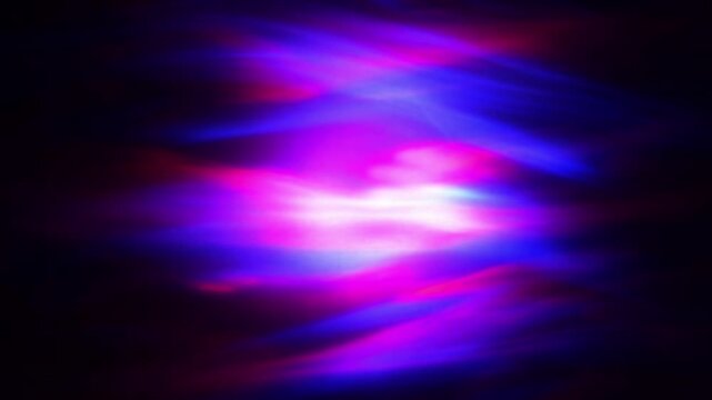 Abstract Purple and Blue Aurora Light Background, Seamless Loop for Futuristic, AI, Sci-Fi, and Fantasy Themes