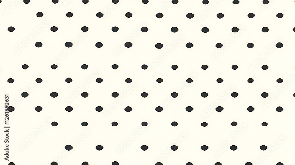 Poster uniform black dots pattern with subtle gradient on off white background abstract minimal design