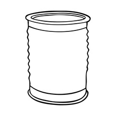 tin sketch vector illustration