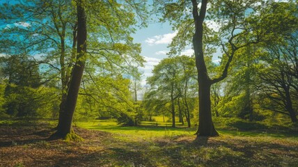 Fototapeta premium autumn in the park