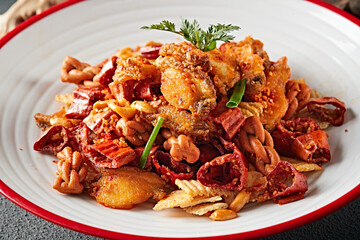 Deep-fried spicy crispy abalone