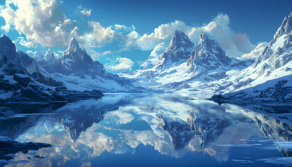 Fototapeta premium A Journey Through Stunning Landscapes