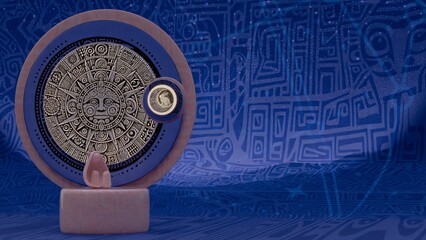 Tribal Patterned FigurineS with Mother's Day Motif