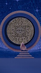 Tribal Patterned FigurineS with Mother's Day Motif