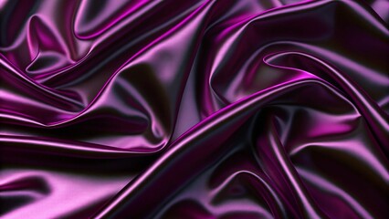 Dark purple pink silk satin background. The rich plum color and silky texture of satin a sophisticated and glamorous look, perfect for high end designs or any project that needs a luxurious