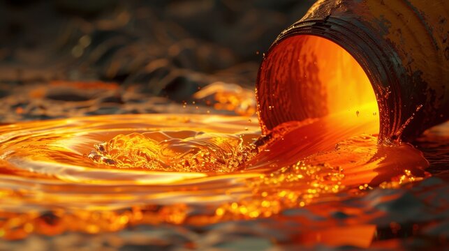 Gasoline Spill: A gasoline spill occurs when gasoline is accidentally released, leading to potential environmental harm and necessitating immediate action to avoid contamination.
- Powered by Adobe