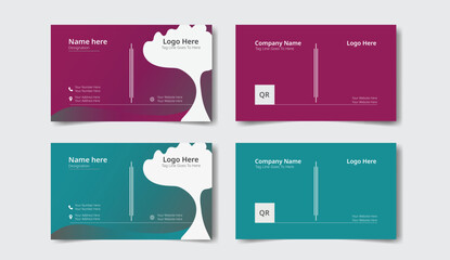 A creative luxury professional minimalist business card design.