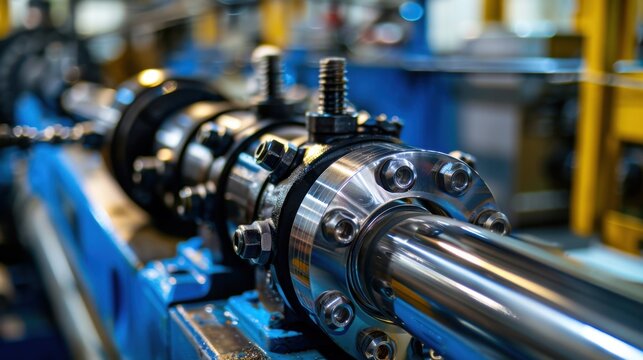 Hydraulic Pump: A device that moves hydraulic fluid, commonly used in machinery, construction, and automotive applications to power systems and equipment with efficiency.
