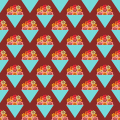 pattern, seamless, wallpaper, vector, texture, decoration, flower, illustration, design, floral, ornament, art, vintage, paper, fabric, decor, retro, nature, color, leaf, element, christmas, damask, 