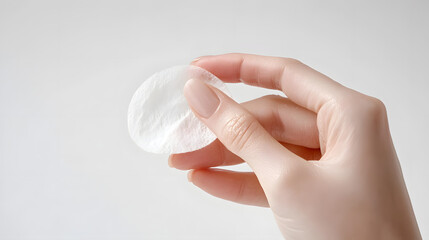 Fototapeta premium Soft White Cotton Rounds for Skincare