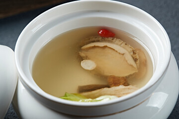 Abalone, wolfberry, angelica and codonopsis soup