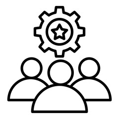 Obraz premium Leadership Icon