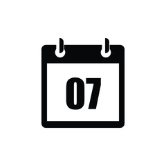 calender icon, 07 calender icon with white background