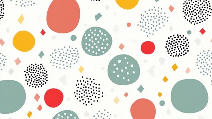 Abstract Colorful Geometric Pattern