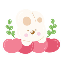 Cute Rabbit with Heart