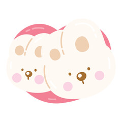 Cute Rabbit with Heart