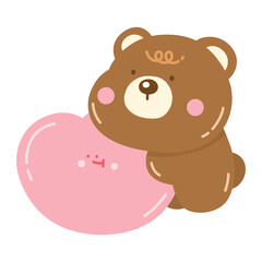 Cute Bear in Love