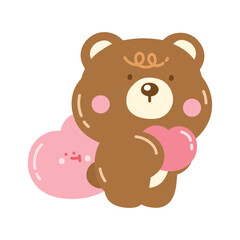 Cute Bear in Love