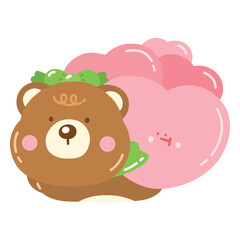 Cute Bear in Love