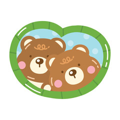 Cute Bear in Love