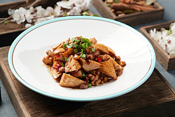 Braised Minced Pork with Winter Bamboo Shoots