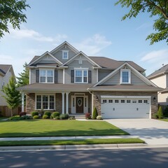 Single story single family homes